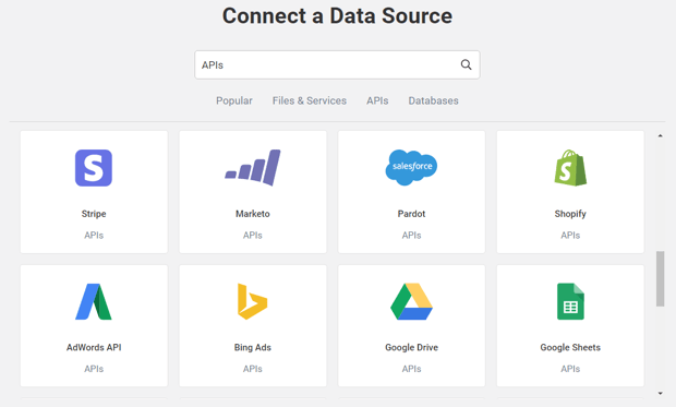 Panoply Data Sources