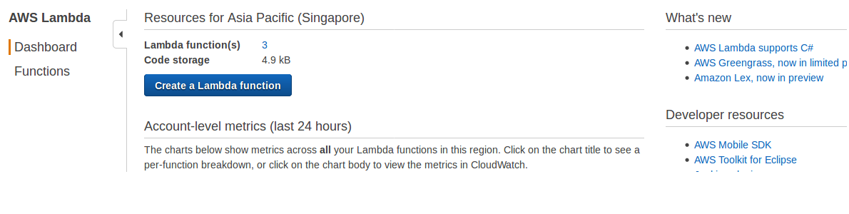 aws create a lambda function